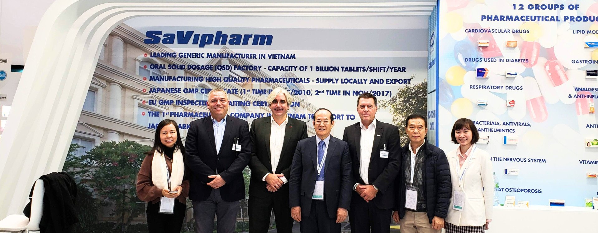 SaVipharm và đối tác tại CphI 2019